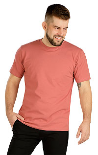 Pánské triko 5D249 LITEX hnědočervená