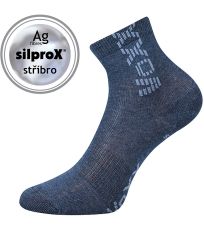 Dětské sportovní ponožky - 3 páry Adventurik Voxx jeans melé