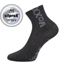 Dětské sportovní ponožky - 3 páry Adventurik Voxx tmavě šedá melé