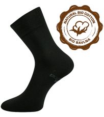 Unisex ponožky z bio bavlny - 3 páry Bioban Lonka černá