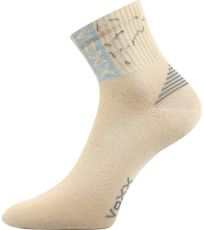 Unisex sportovní ponožky - 3 páry Codex Voxx béžová