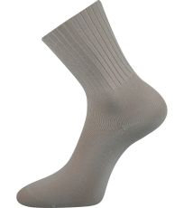 Unisex ponožky s volným lemem - 3 páry Diarten Boma světle šedá
