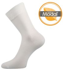 Unisex společenské ponožky - 3 páry Dypak Modal Lonka bílá