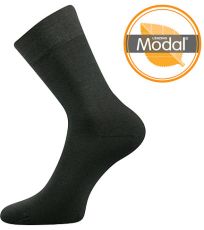 Unisex společenské ponožky - 3 páry Dypak Modal Lonka tmavě šedá