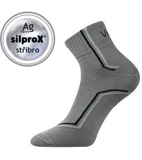 Pánské sportovní ponožky - 3 páry Kroton silproX Voxx světle šedá
