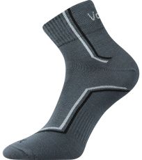 Pánské sportovní ponožky - 3 páry Kroton silproX Voxx tmavě šedá