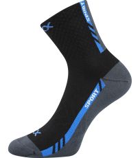 Unisex sportovní ponožky - 3 páry Pius Voxx černá