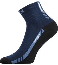 Unisex sportovní ponožky - 3 páry Pius Voxx tmavě modrá
