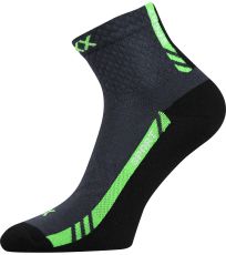 Unisex sportovní ponožky - 3 páry Pius Voxx tmavě šedá