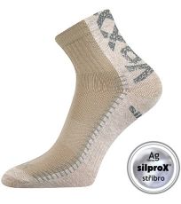 Pánské sportovní ponožky - 3 páry Revolt Voxx béžová