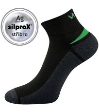 Unisex sportovní ponožky - 3 páry Aston silproX Voxx černá