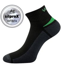 Unisex sportovní ponožky - 3 páry Aston silproX VoXX® černá