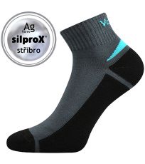 Unisex sportovní ponožky - 3 páry Aston silproX Voxx tmavě šedá