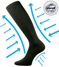 Unisex kompresní podkolenky Croma VoXX® černá