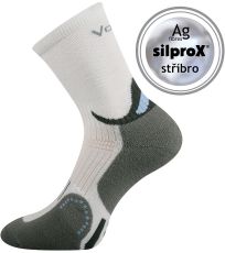 Unisex sportovní ponožky Actros silproX Voxx bílá