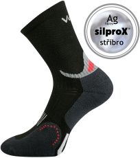 Unisex sportovní ponožky Actros silproX VoXX® černá
