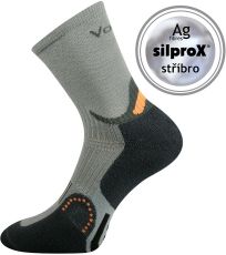 Unisex sportovní ponožky Actros silproX Voxx světle šedá