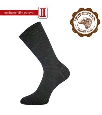 Unisex merino ponožky - 5 párů KlimaX Lonka černá melé