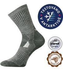 Unisex froté ponožky Stabil CLIMAYARN VoXX® světle šedá