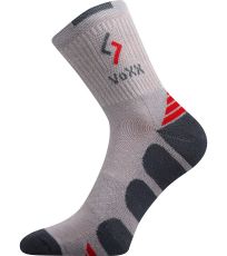 Unisex sportovní ponožky Tronic Voxx světle šedá