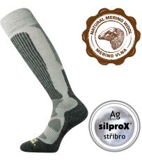 Unisex froté podkolenky Etrex VoXX® světle šedá