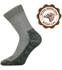 Unisex silné froté ponožky Alpin VoXX® světle šedá
