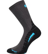 Unisex froté ponožky - 3 páry Trim VoXX® tmavě šedá