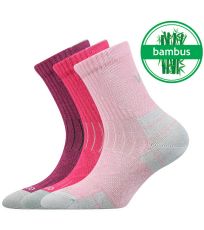 Dětské bambusové ponožky - 3 páry Belkinik Voxx mix A - holka