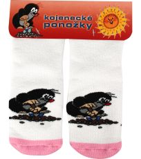 Kojenecké ponožky - 3 páry Krteček froté Boma mix B - holka