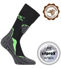 Unisex dvouvrstvé ponožky Dualix Voxx černá