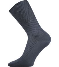 Unisex ponožky - 3 páry Zdravan Lonka tmavě šedá