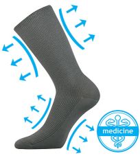 Unisex speciální volné ponožky Oregan Lonka šedá