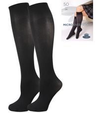Dámské podkolenky - 6 párů MICRO 50 DEN Lady B nero
