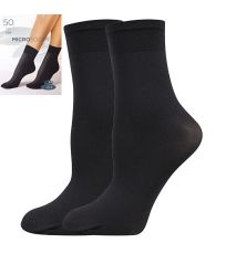 Silonové ponožky - 6 párů MICRO 50 DEN Lady B nero