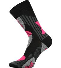 Unisex froté ponožky Vision Voxx černá - magenta