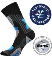Unisex froté ponožky Vision Voxx černá - modrá
