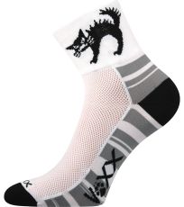 Unisex vzorované sportovní ponožky Ralf X Voxx kočka