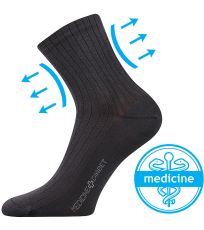 Unisex ponožky - 3 páry Demedik Lonka tmavě šedá