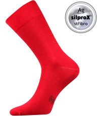 Pánské společenské ponožky Decolor Lonka červená