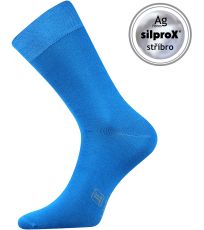 Pánské společenské ponožky Decolor Lonka středně modrá