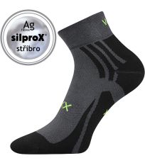 Pánské extra prodyšné ponožky - 3 páry Abra Voxx tmavě šedá