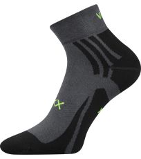 Pánské extra prodyšné ponožky - 3 páry Abra Voxx tmavě šedá