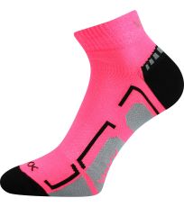 Unisex sportovní ponožky - 3 páry Flash VoXX® neon růžová