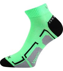 Unisex sportovní ponožky - 3 páry Flash Voxx neon zelená