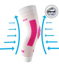 Unisex kompresní návlek na koleno - 1 ks Protect Voxx bílá