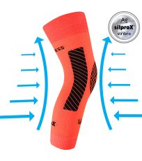 Unisex kompresní návlek na koleno - 1 ks Protect Voxx neon oranžová