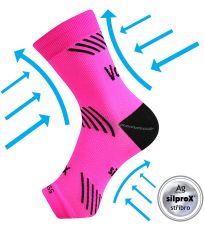 Unisex kompresní návleky na kotníky Protect VoXX® neon růžová