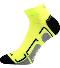 Dětské sportovní ponožky - 3 páry Flashik VoXX® neon žlutá