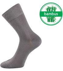 Unisex ponožky - 3 páry Deli Lonka světle šedá