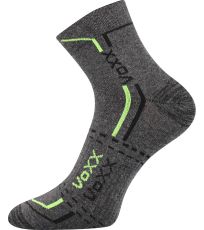 Unisex sportovní ponožky - 3 páry Franz 03 Voxx tmavě šedá melé